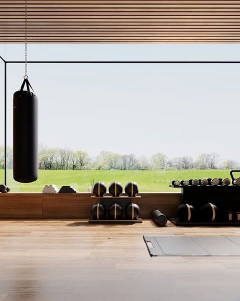 A Modern English Countryside Gym